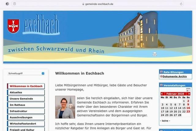 Eschbach bekommt eine neue Website