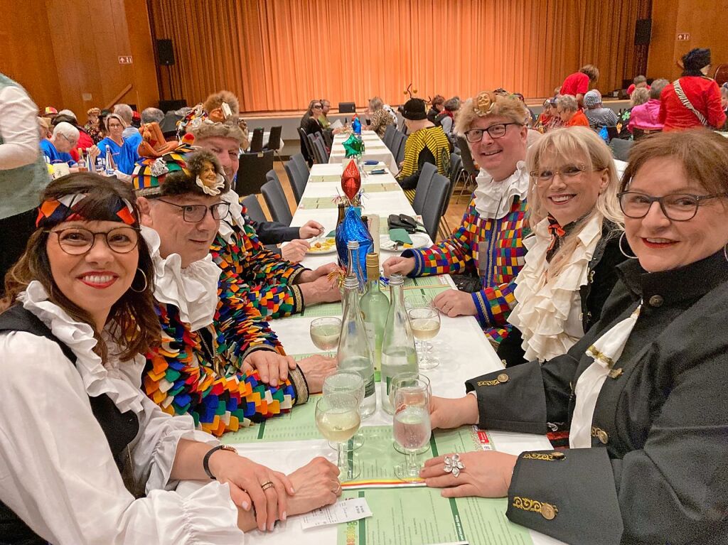 Beste Stimmung herrschte beim Narrenspiegel im Kursaal in Bad Sckingen.