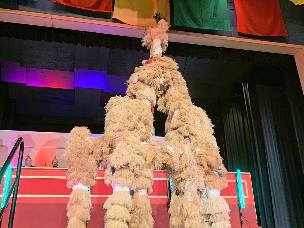 Bei der Prunksitzung in der Malteserhalle. Das Motto des Abends: Meuterei auf dem Narrenschiff