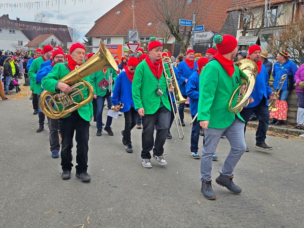 Auch der Musikverein Unadingen war mit von Partie.