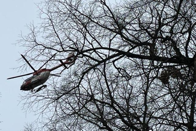 Warum kreist seit Samstagabend ein Hubschrauber ber Freiburg?