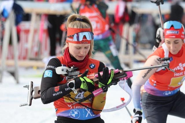 Julia Tannheimer legt bei der Biathlon-WM eine ordentliche Premiere hin