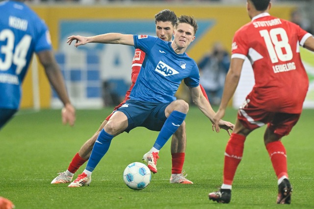 Marius B&uuml;lter und Hoffenheim: ganz schwerer Stand gegen den VfB  | Foto: Uwe Anspach/dpa