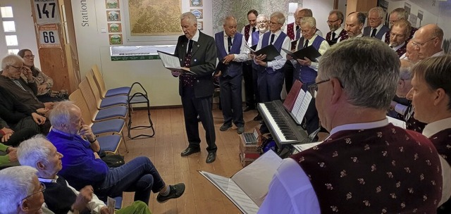 Feier im Skimuseum mit der Chorgemeinschaft Titisee-Jostal/Hinterzarten  | Foto: Joachim Hahne