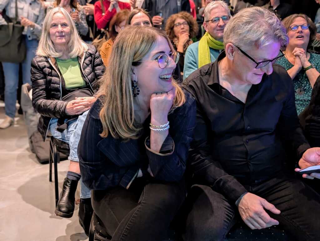 Wahlparty der Grnen im Waldsee