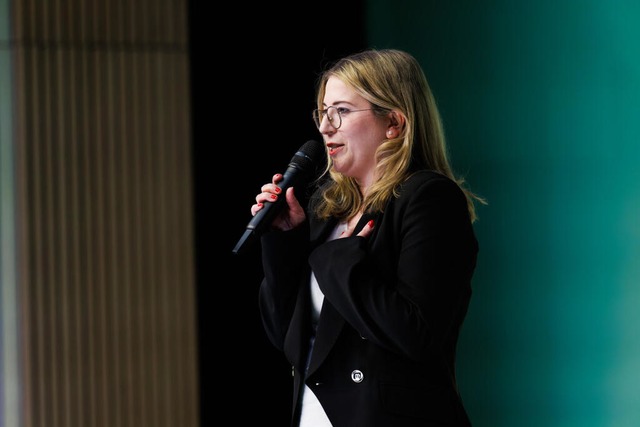 Chantal Kopf (Grne) hat den Wahlkreis Freiburg gewonnen.  | Foto: Philipp von Ditfurth (dpa)