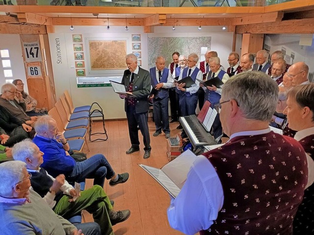 Feier im Skimuseum mit der Chorgemeinschaft Titisee-Jostal/Hinterzarten  | Foto: Joachim Hahne