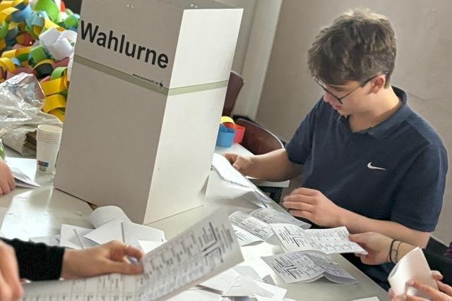 Schler des Hans-Thoma-Gymnasiums in Lrrach entscheiden sich bei Juniorwahl fr SPD und Grne