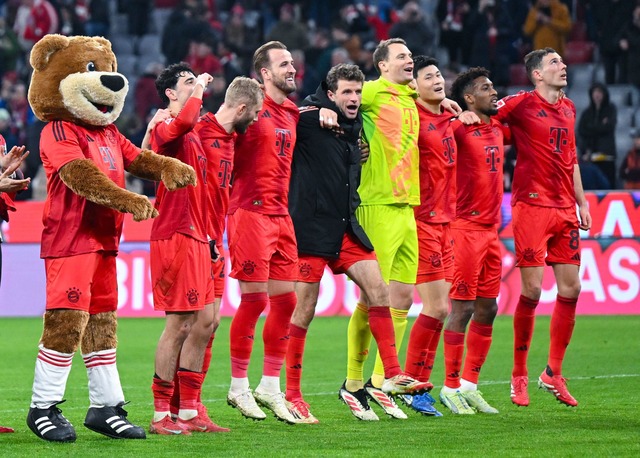 Die Bayern f&uuml;hlen sich gest&auml;...Champions-League-Duell mit Leverkusen.  | Foto: Sven Hoppe/dpa