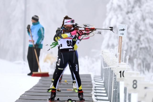 SKIF-Biathleten halten Schritt beim Deutschlandpokal im Erzgebirge