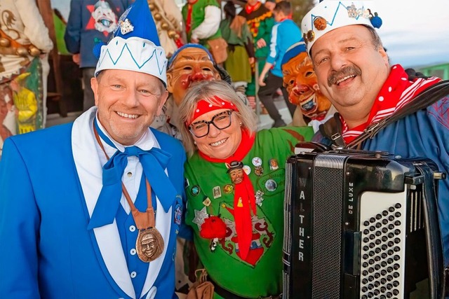 Die Fasnet ist verkndet. Die Gndelwa...rald Meier (links) und Clemens Podeswa  | Foto: Wolfgang Scheu