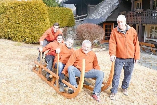 Hornschlitten-Sportler aus Menzenschwand wollen in den Schweizer Alpen siegen