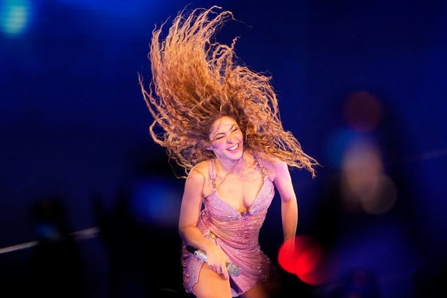 Shakira trat in der vergangenen Woche ...atstadt Barranquilla auf. (Archivbild)  | Foto: Fernando Vergara/AP/dpa