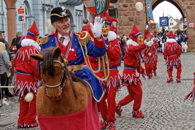 Endingen ist an Fasnet fest im Griff der Jokele.  | Foto: Ruth Seitz