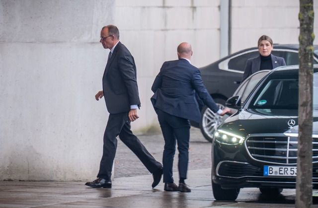 Zwei Tage nach der gewonnenen Bundesta...konkretes Vorhaben eine Rolle spielen.  | Foto: Michael Kappeler/dpa