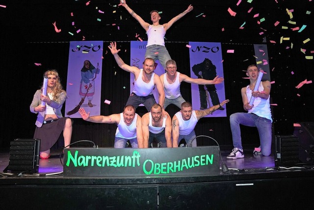 Das Mnnerballett begeisterte das Publikum.   | Foto: Jrgen Schweizer