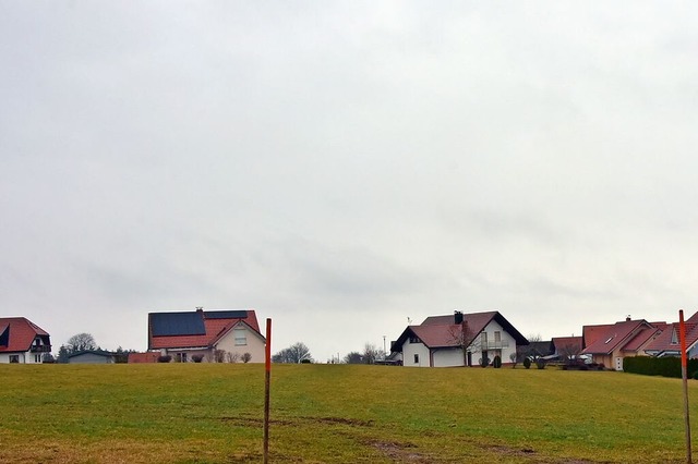 Das Neubaugebiet &#8222;Attlisberg-Nordwest&#8220; aus Richtung Heppenschwand.  | Foto: Stefan Pichler