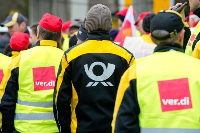 Verdi bestreikt Paketzentren und einige Briefzentren auch in Freiburg