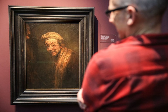 Das "Selbstbildnis als Zeuxis" oder au...en Werke des Wallraf-Richartz-Museums.  | Foto: Oliver Berg/dpa