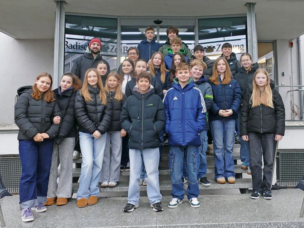 Klasse 8c des Rotteck-Gymnasiums Freiburg