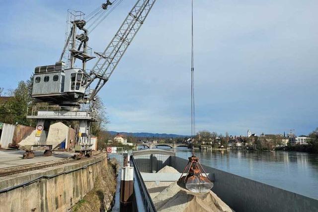 Der Rheinhafen in Rheinfelden investiert trotz angespannter wirtschaftlicher Lage