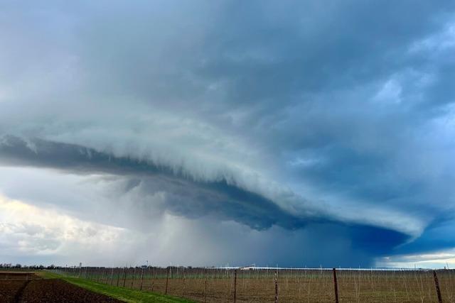 Deshalb zog am Dienstag eine Wolkenwalze bers Markgrflerland