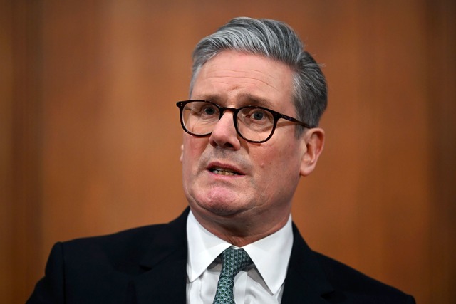 Starmer pocht auf Sicherheitsgarantien f&uuml;r die Ukraine. (Archivbild)  | Foto: Leon Neal/Getty POOL/AP/dpa