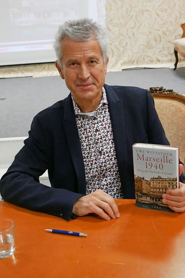 Uwe Wittstock stellt sein neues Buch vor.  | Foto: Michael Gottstein