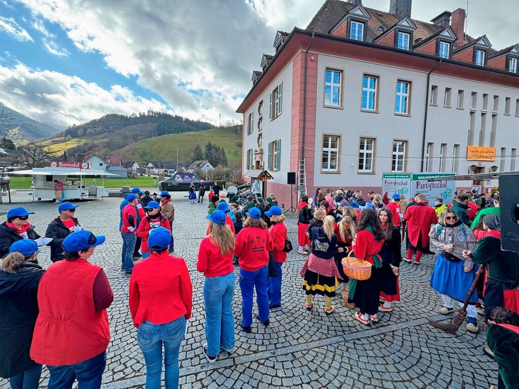 Auch Mnstertal wurde nrrisch am Donnerstag.