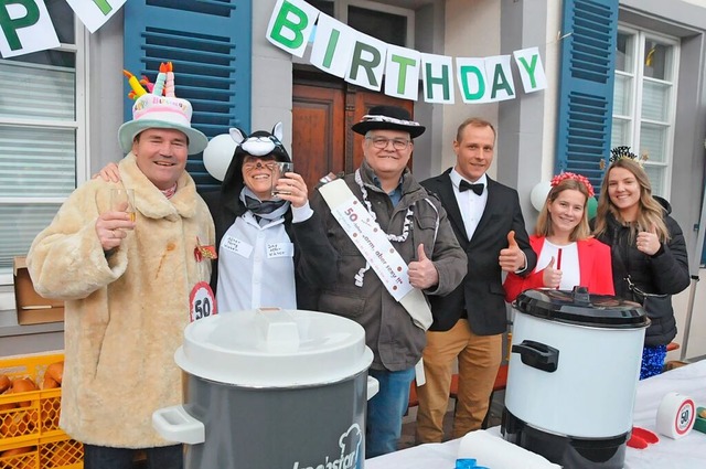 Die Narren haben die Macht in der Stadt Vogtsburg whrend der Fasnet bernommen.  | Foto: Sebastian Ehret