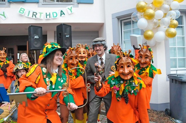 Die Narren haben die Macht in der Stadt Vogtsburg whrend der Fasnet bernommen.  | Foto: Sebastian Ehret