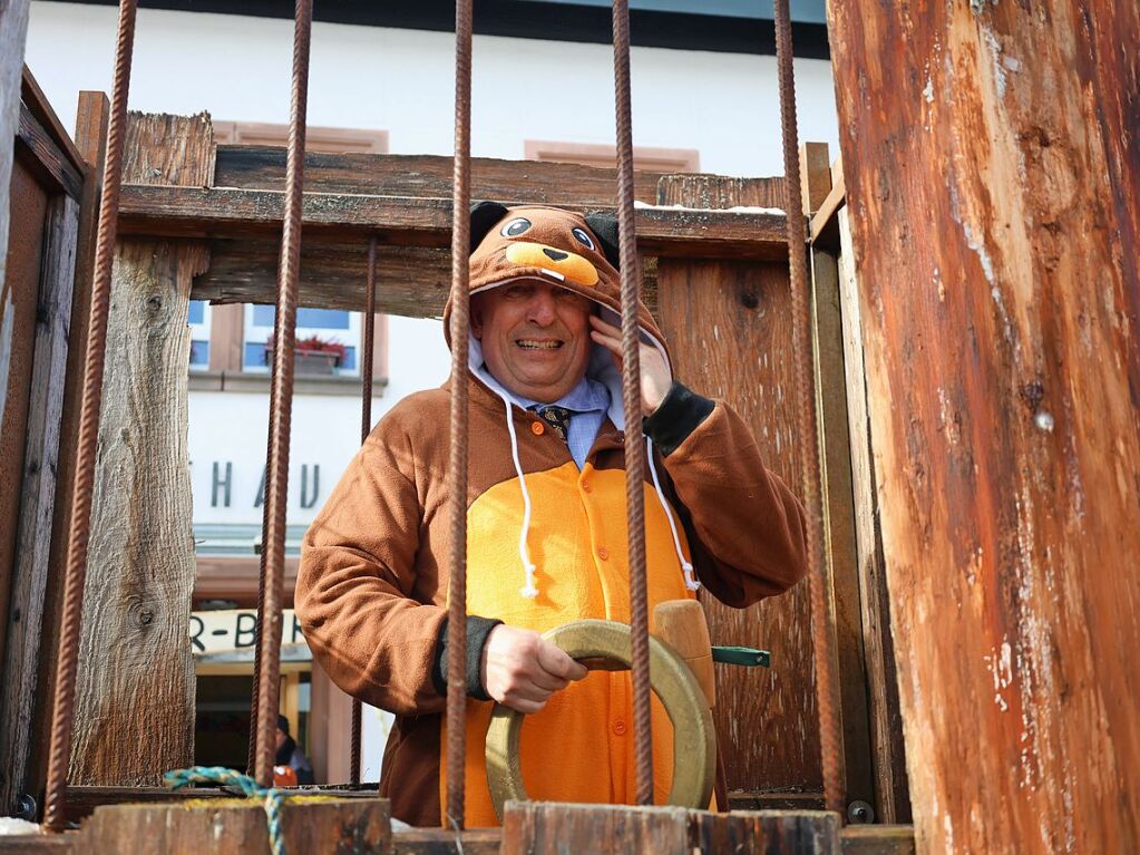 Klaus-Michael Tatsch hat sich mit dem Nager (fast) ausgeshnt.