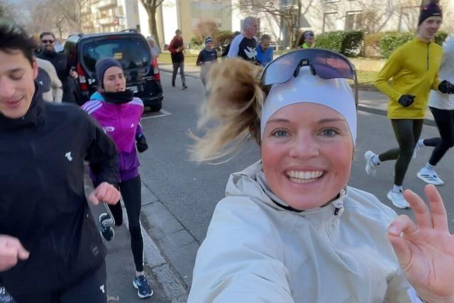 Beim Streckencheck kann man den Freiburg-Marathon in kleinen Hppchen laufen