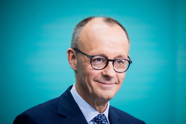 Friedrich Merz will neuer Bundeskanzle... zu einer mglichen Regierungsbildung.  | Foto: Christoph Soeder (dpa)