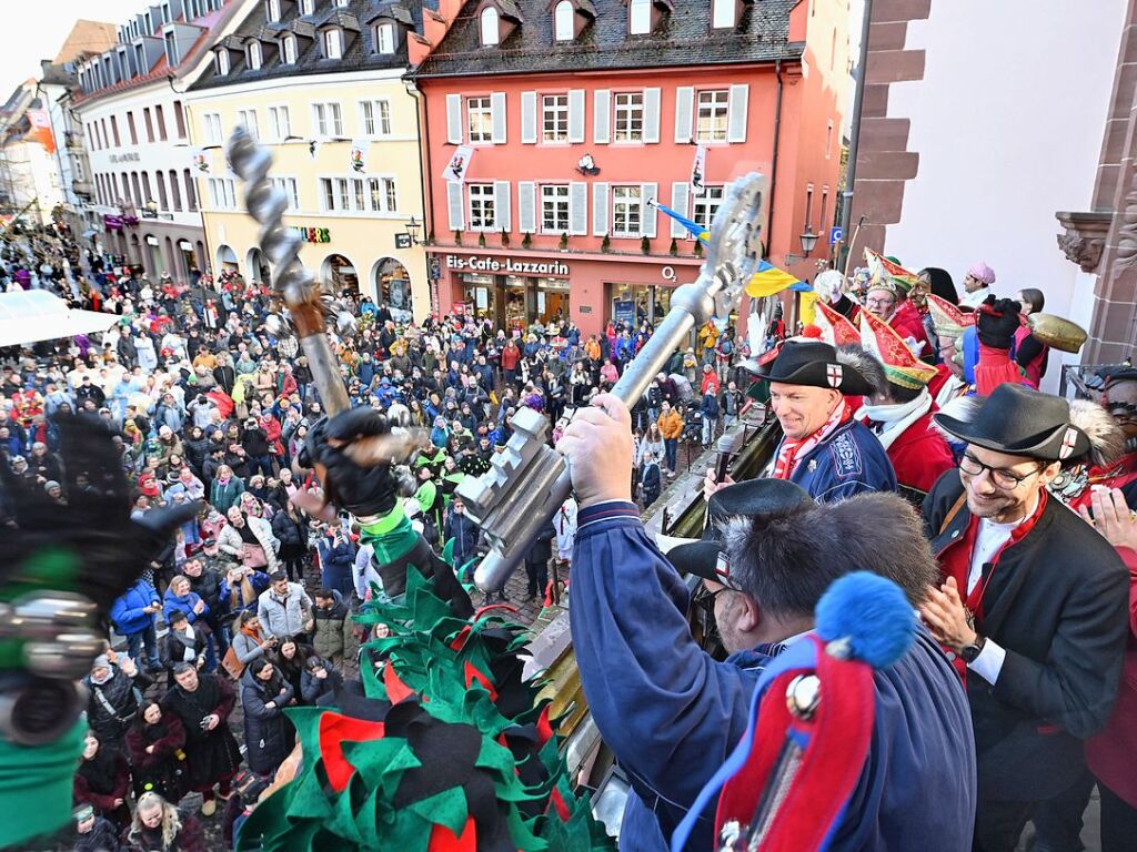 Rathaussturm und Narrentreiben