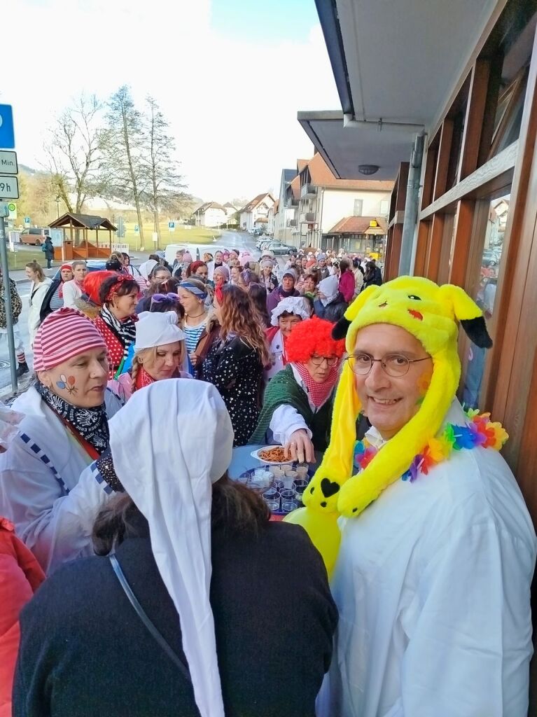 Die Frauen haben in St. Peter das Rathaus gestrmt.