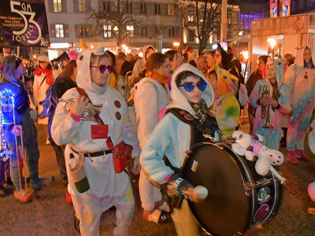 Impressionen vom Schmutzige Dunnschdig in Lrrach