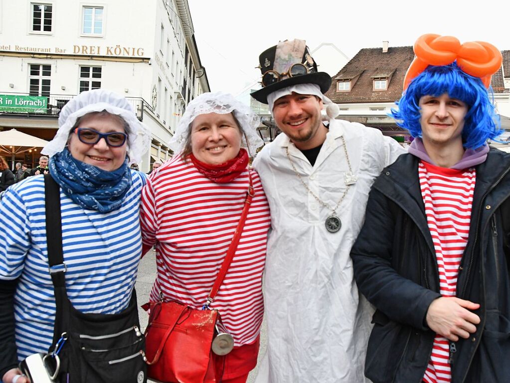 Impressionen vom Schmutzige Dunnschdig in Lrrach