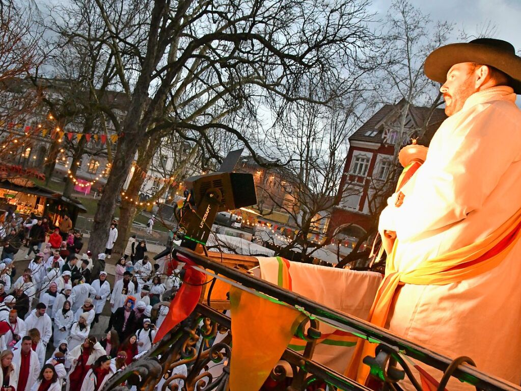 Impressionen vom Schmutzige Dunnschdig in Lrrach