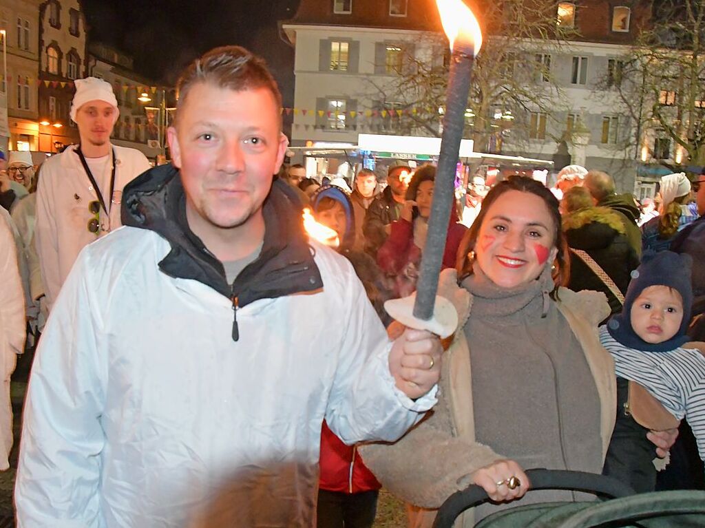 Impressionen vom Schmutzige Dunnschdig in Lrrach