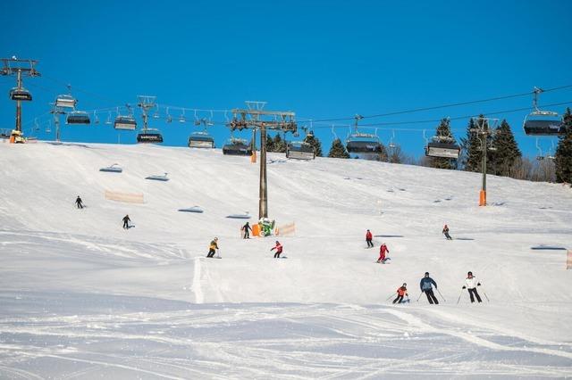 Trotz Frosts und Schnees Wintersport nur bedingt mglich