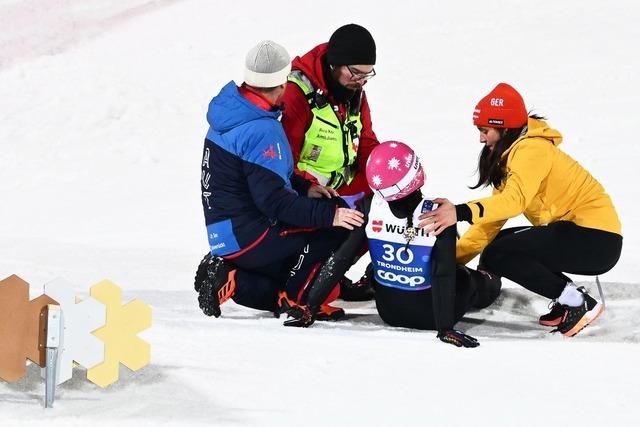 Schwere Knieverletzung: WM fr Skispringerin Grlich vorbei