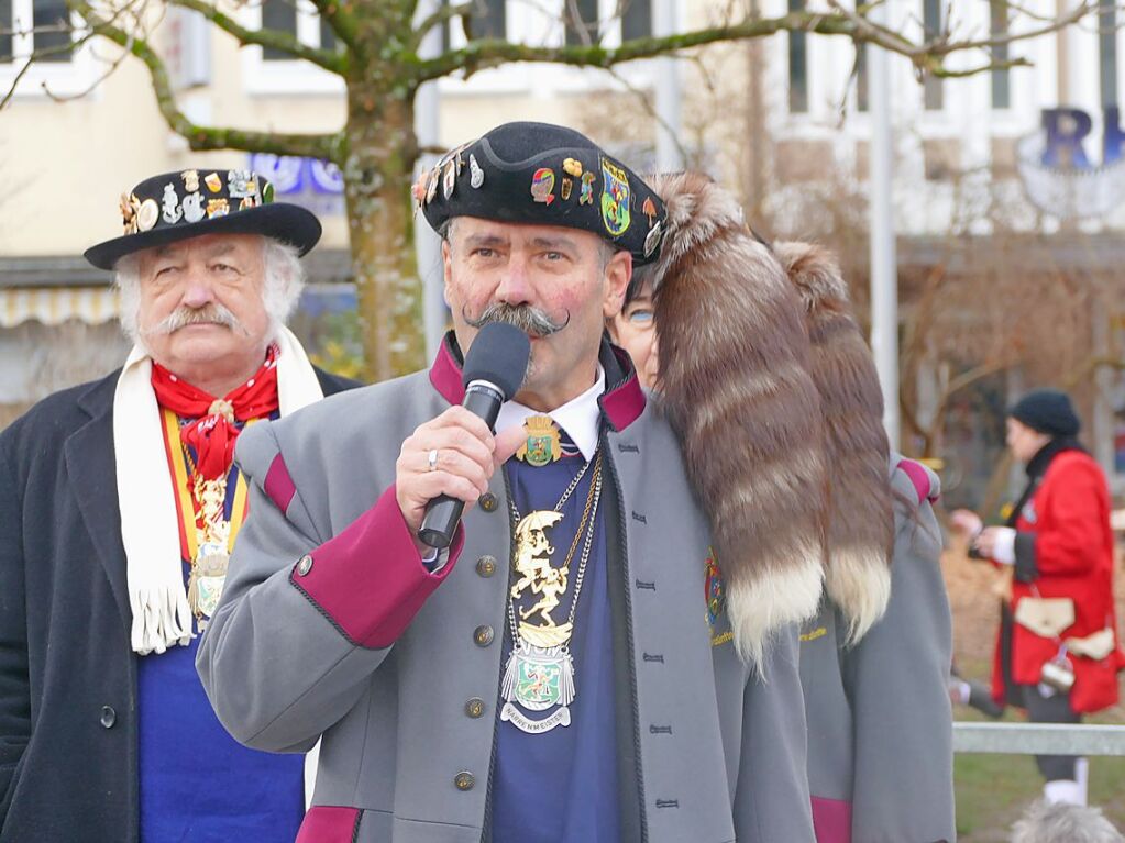 Rathausschlssel--bergabe in Rheinfelden