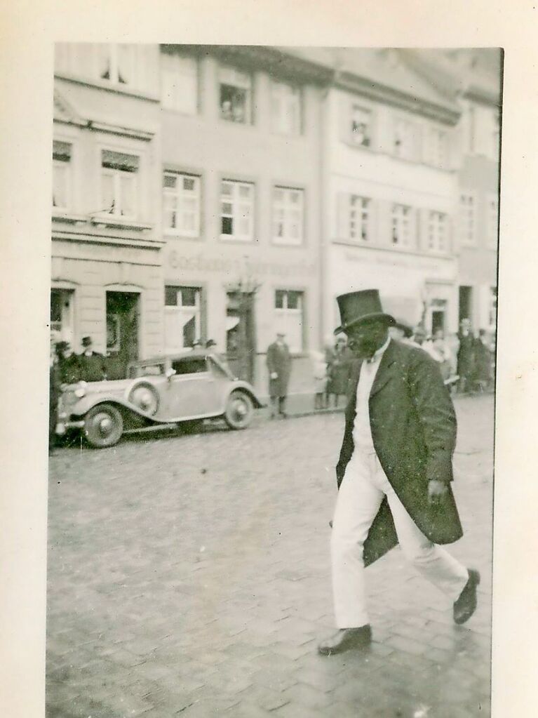 Fasnetbilder aus Elzach, um 1930. Aufgenommen von Franz Nopper, wohnhaft in Kollnau.