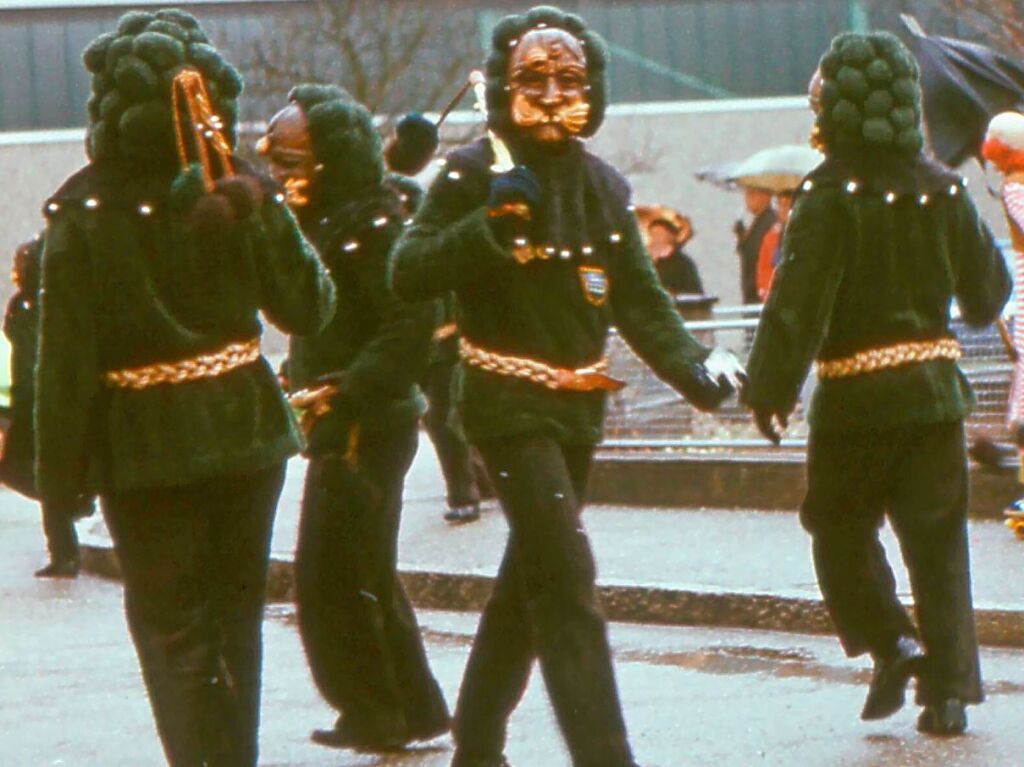 Fasnetumzug in Kollnau, 1981. Zugeschickt von Andrea Krber.