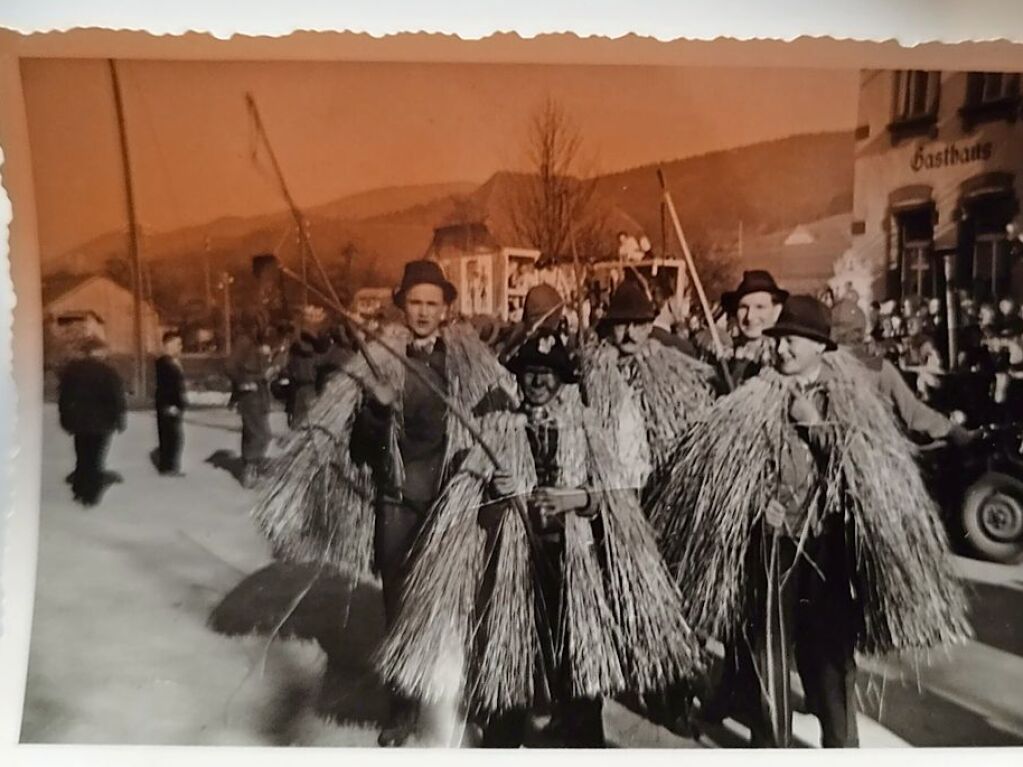 Fasnet in Oberwinden, ohne Datum. Abfotografiert von Johanna Brggen.