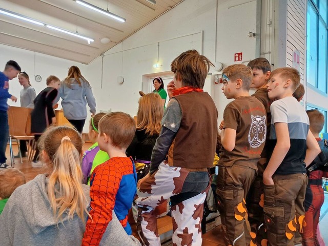 Jubel, Trubel, Heiterkeit bei der Kinderfasnet in Eschbach.  | Foto: Irene Matzarakis