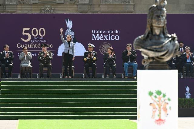 Mexiko ehrt Azteken-Knig mit Trauerfeier nach 500 Jahren