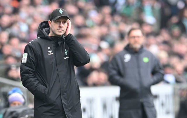 Ole Werner kann mit Werder Bremen einfach nicht mehr gewinnen.  | Foto: Carmen Jaspersen/dpa