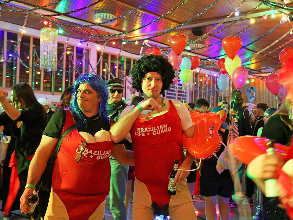 Eindrcke vom Maskenball in der Festhalle in Kappel